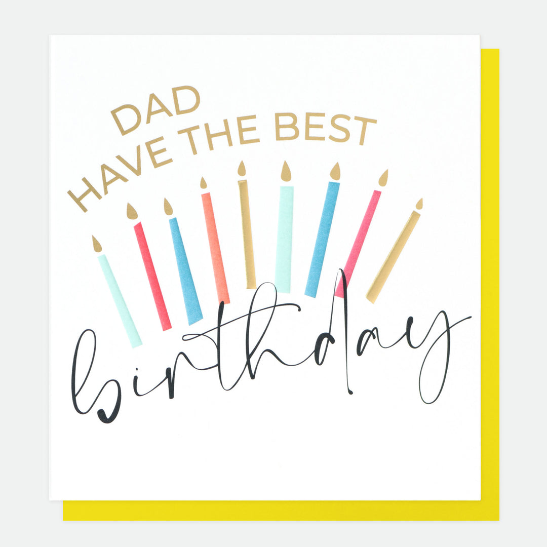 Best Birthday Card For Dad, For Him, Happy Day, Single Cards
