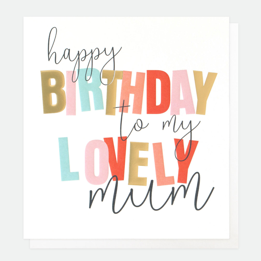 Lovely Birthday Card for Mum, For Her, Rise and Shine, Single Cards