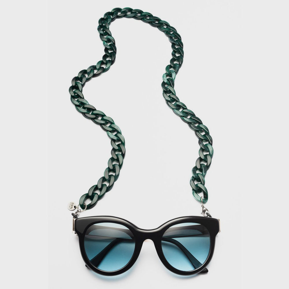 Forest Green Glasses Chain, Glasses Chain, Green, Glasses Chain