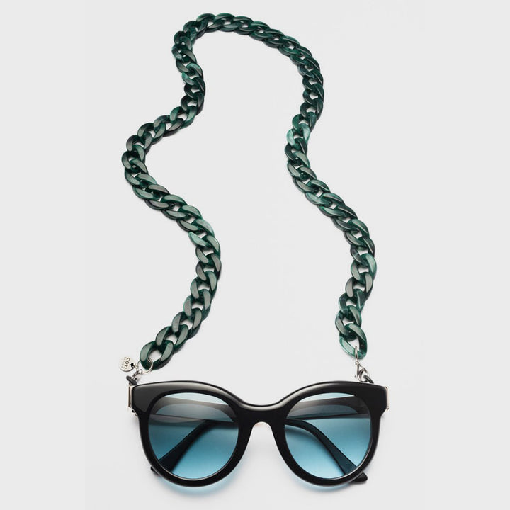 Forest Green Glasses Chain, Glasses Chain, Green, Glasses Chain