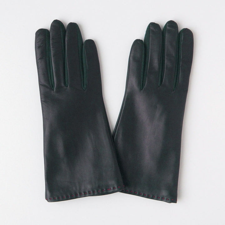 dark-green-leather-cashmere-lined-gloves-da5955-Gloves-1