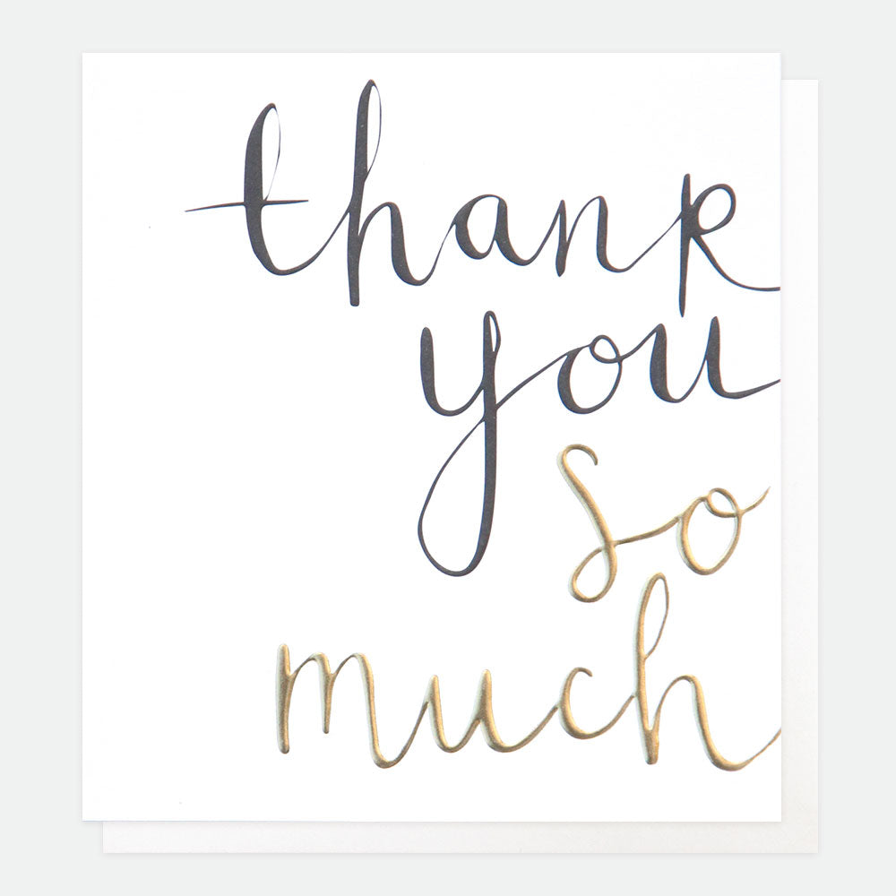 Calligraphy Thank You Card – Caroline Gardner