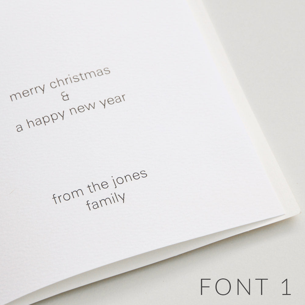 Painted Tree Personalised Christmas Cards, Personalised, Personalised Cards