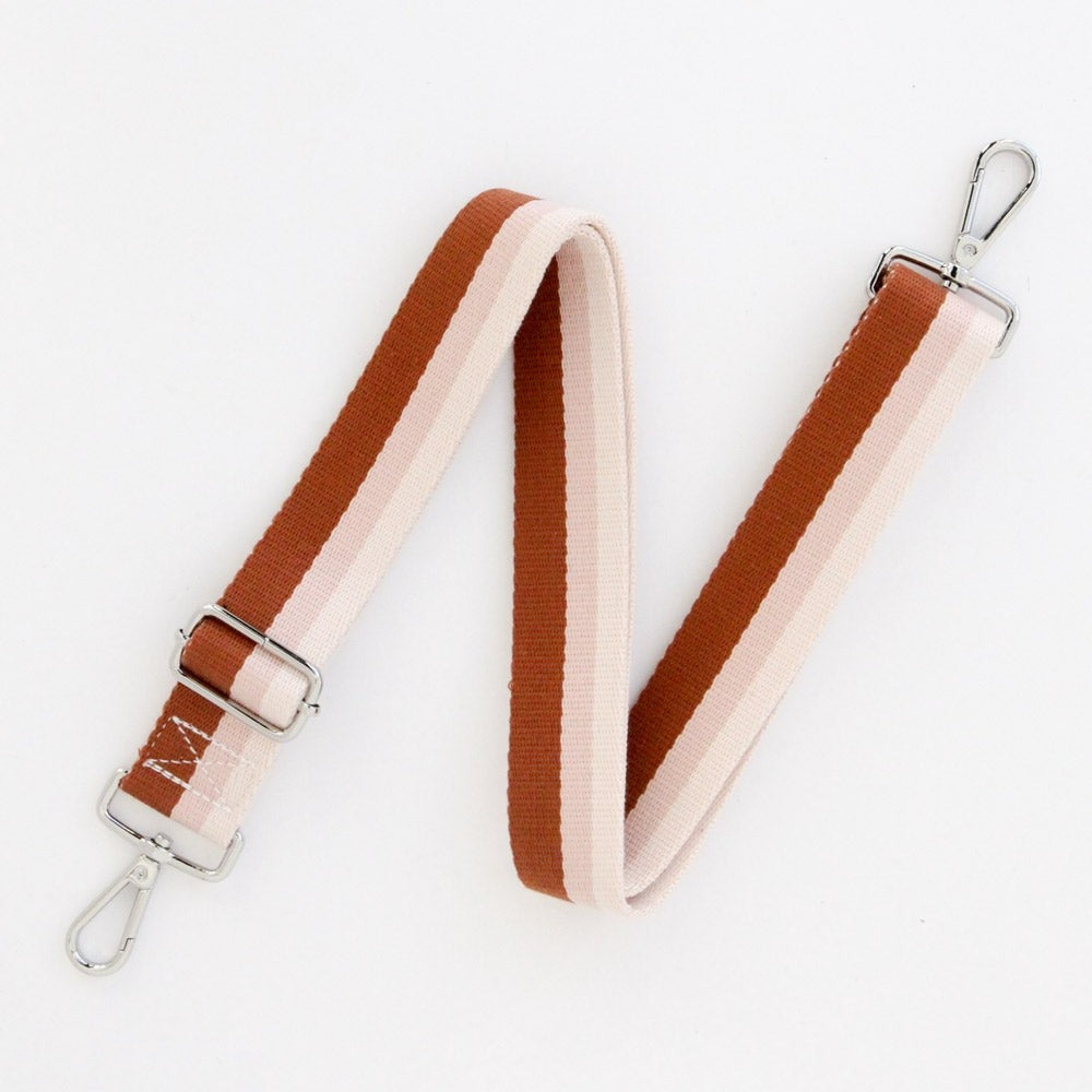 brown-pink-cream-webbing-handbag-strap-str109-Handbag Straps-1