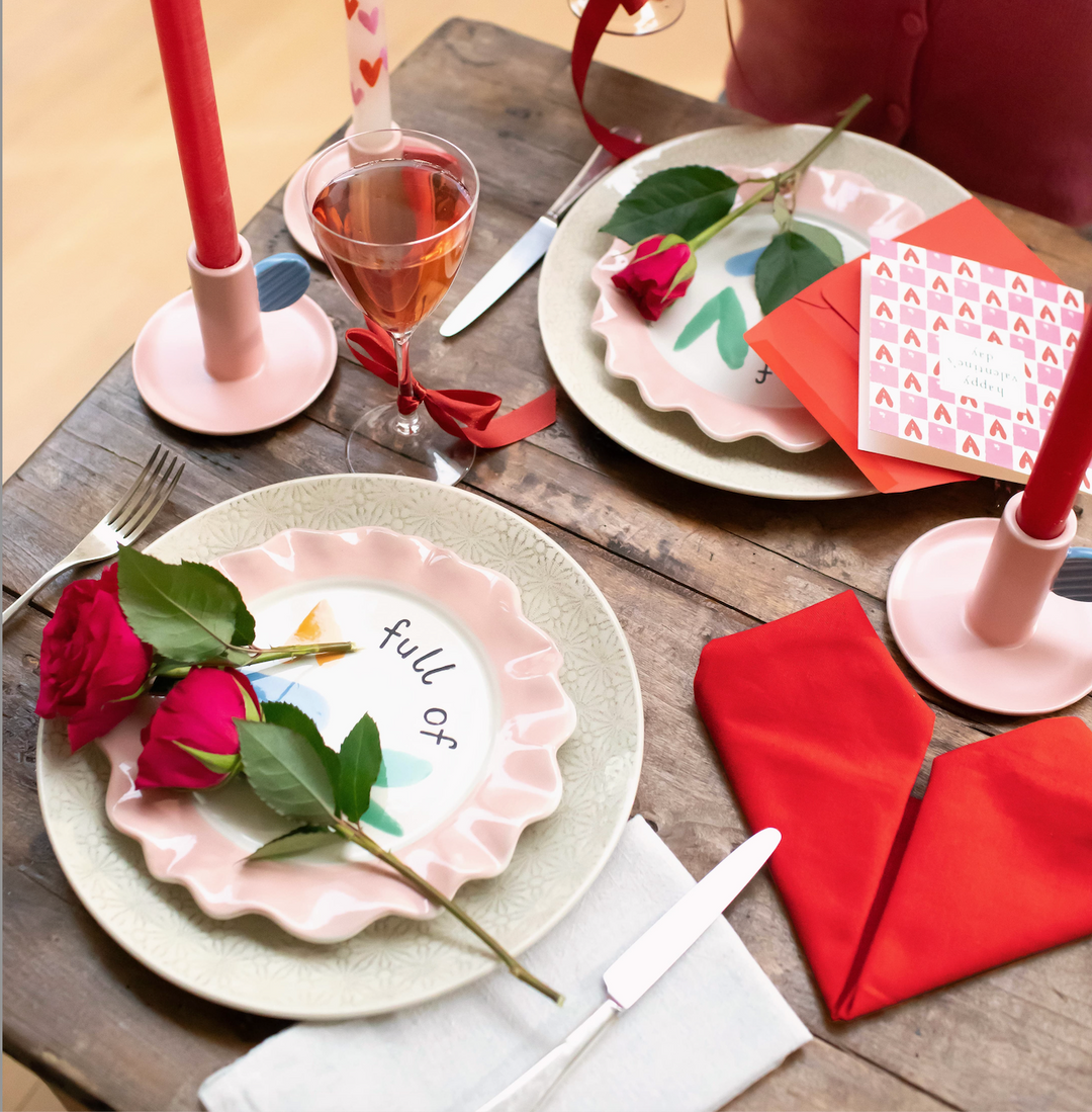 How to fold a heart-shape napkin for Valentines Day