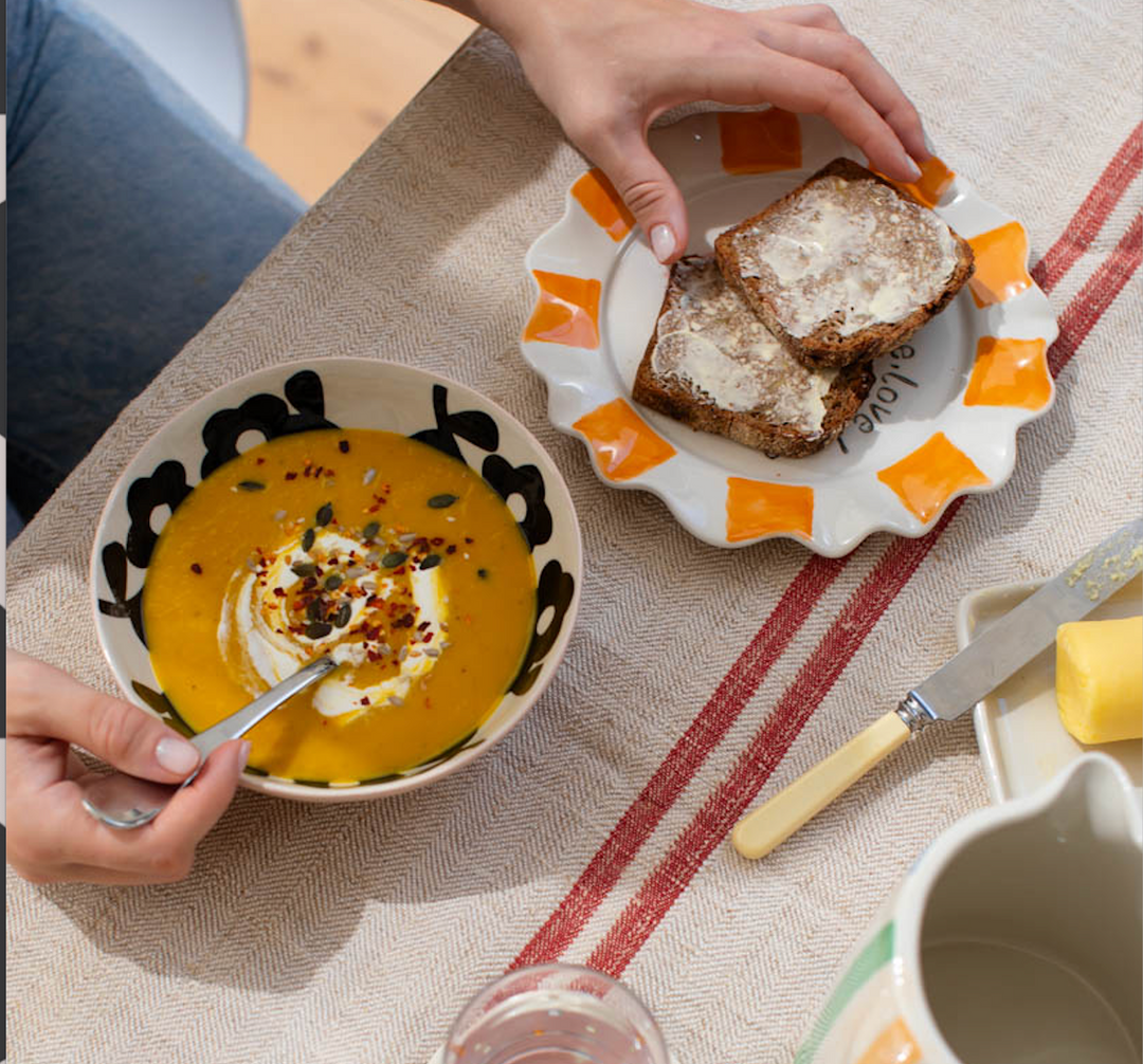 Roast Tomato & Feta Soup from Dom in the Kitchen
