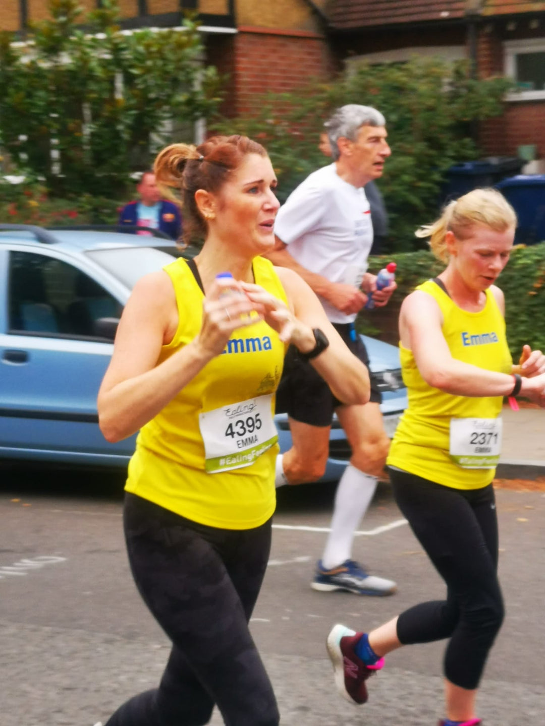 Running the half Marathon to support Breast Cancer Awareness Month
