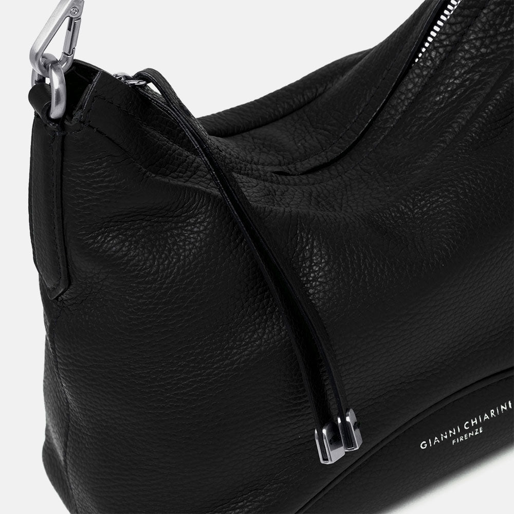 black leather greta bag made in Italy by Gianni Chiarini
