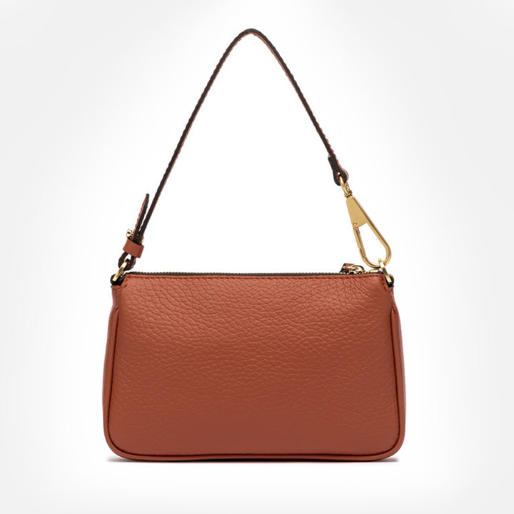 Ginger leather Brooke bag made in Italy by Gianni Chiarini