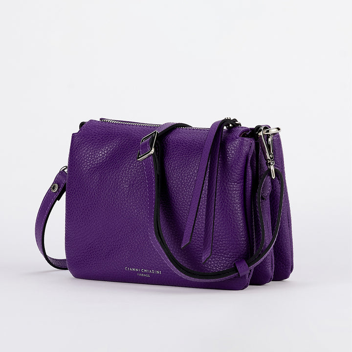 Iris Leather Three Bag made in Italy by Gianni Chiarini