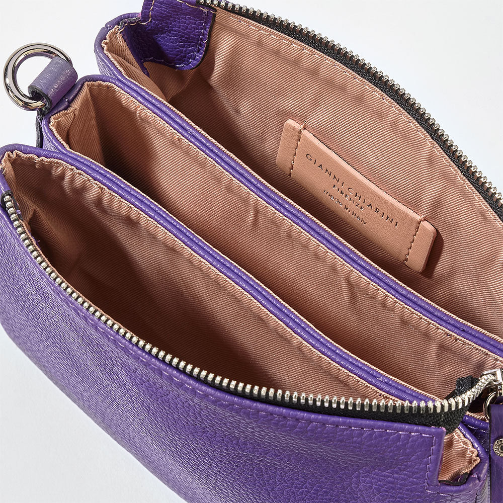 Iris Leather Three Bag made in Italy by Gianni Chiarini