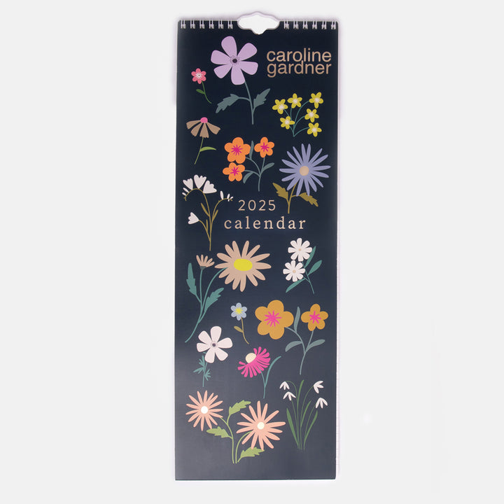 caroline gardner botanic blooms 2024 slim full year calendar