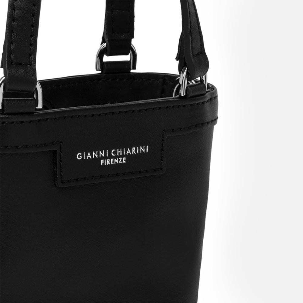 black leather Camilla bag made in Italy by Gianni Chiarini