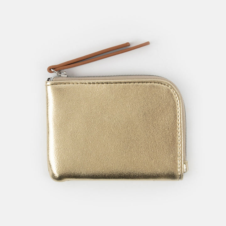 metallic gold corner purse