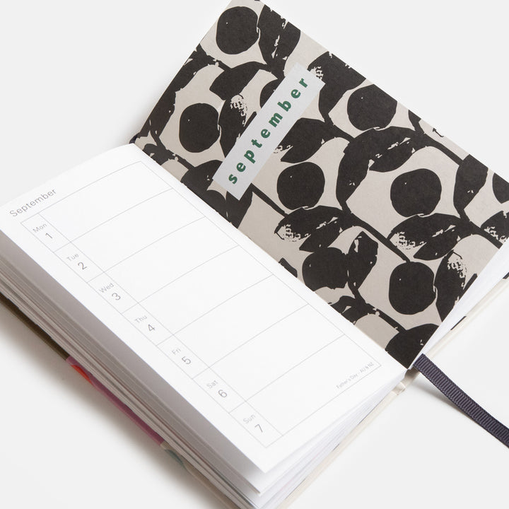 caroline gardner colourblock hearts 2025 slim hardcover full year diary