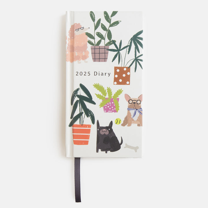 caroline gardner dog designs slim hardcover 2025 diary