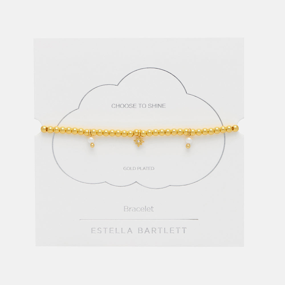 Estella Bartlett  Gold Plated Double Layer Rope Bracelet