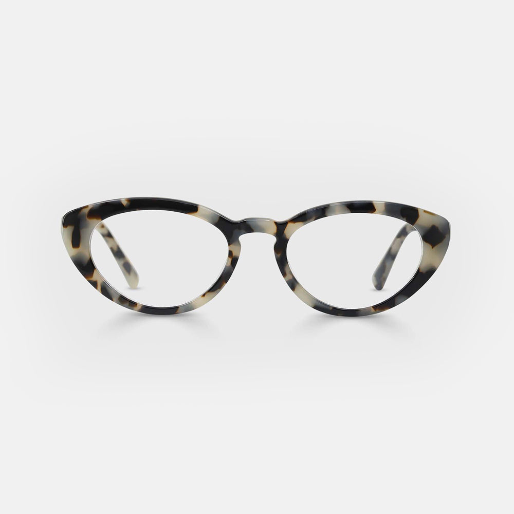 vanilla tortoiseshell 'fat cat' reading glasses by Eyebobs