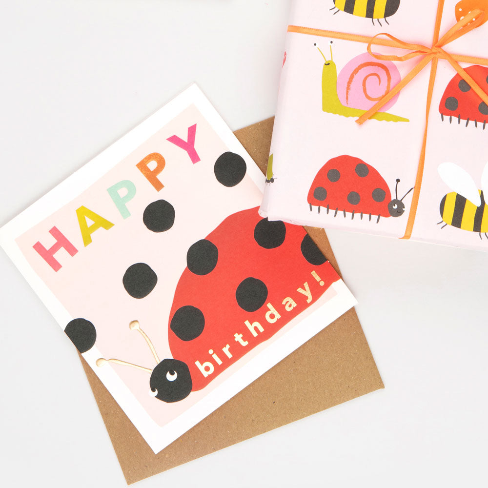 Happy Birthday Ladybird Birthday Card