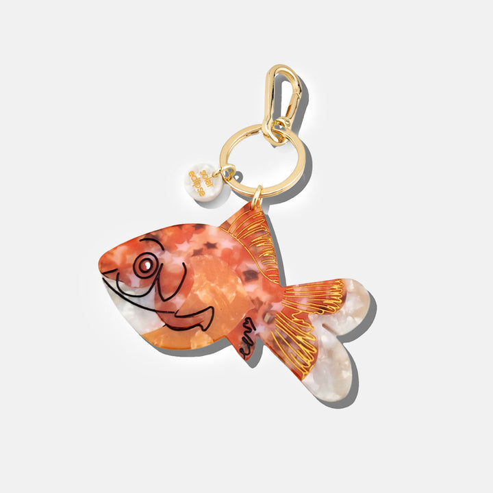 goldfish bag charm or keyring