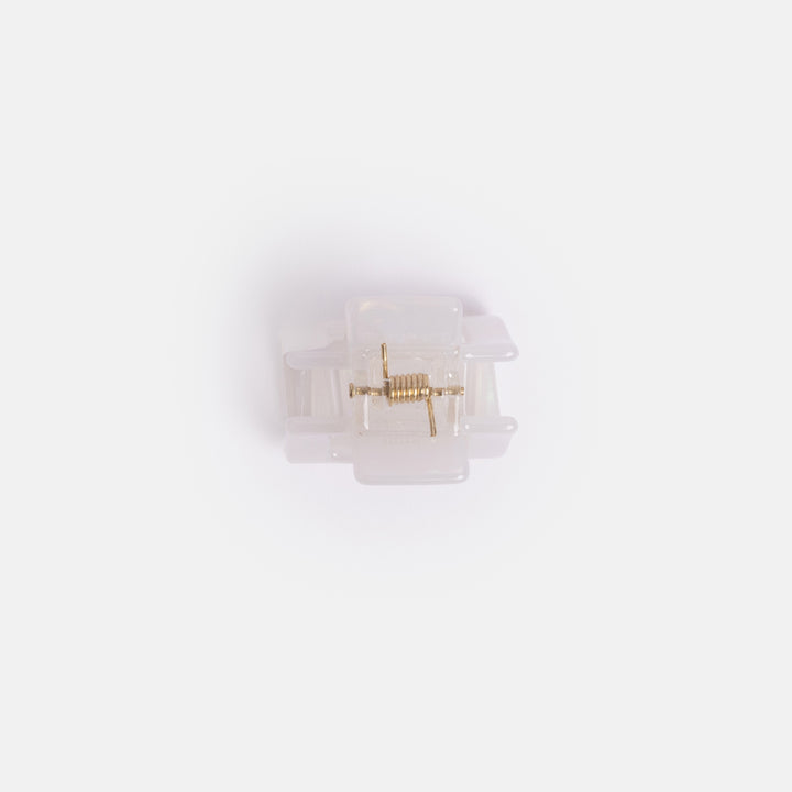 Pearlescent Mini Square Hair Claw 