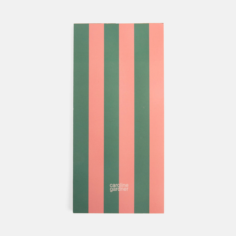 Pink/Green Wave Stripe Multi Ribbon Notebook – Caroline Gardner