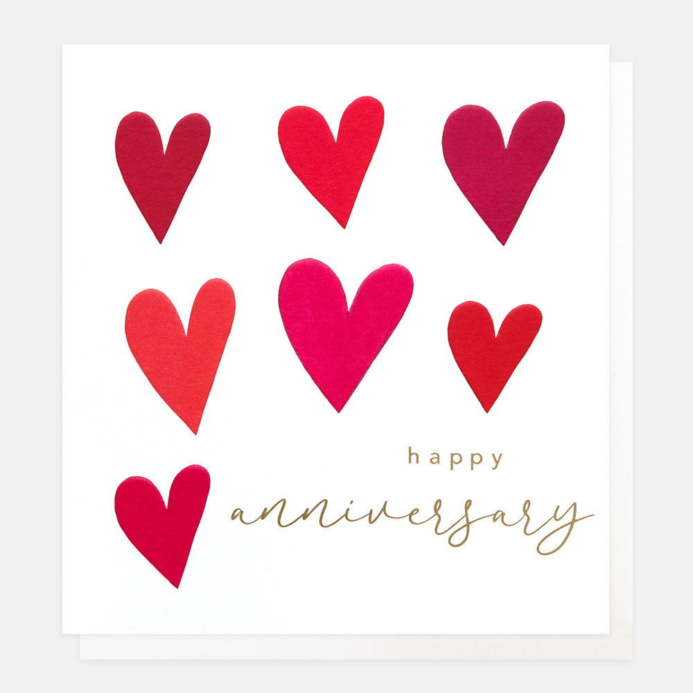 Products Hearts Anniversary Card