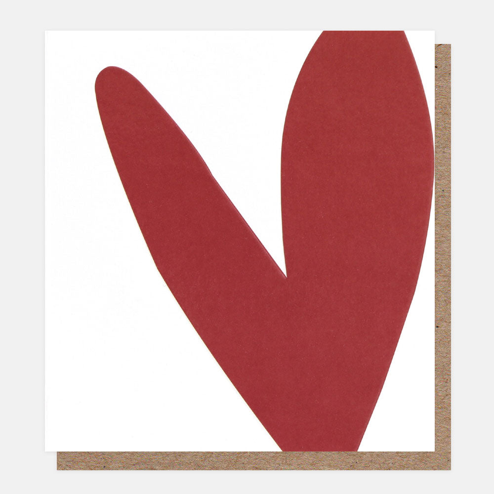 Oversized Red Heart Card