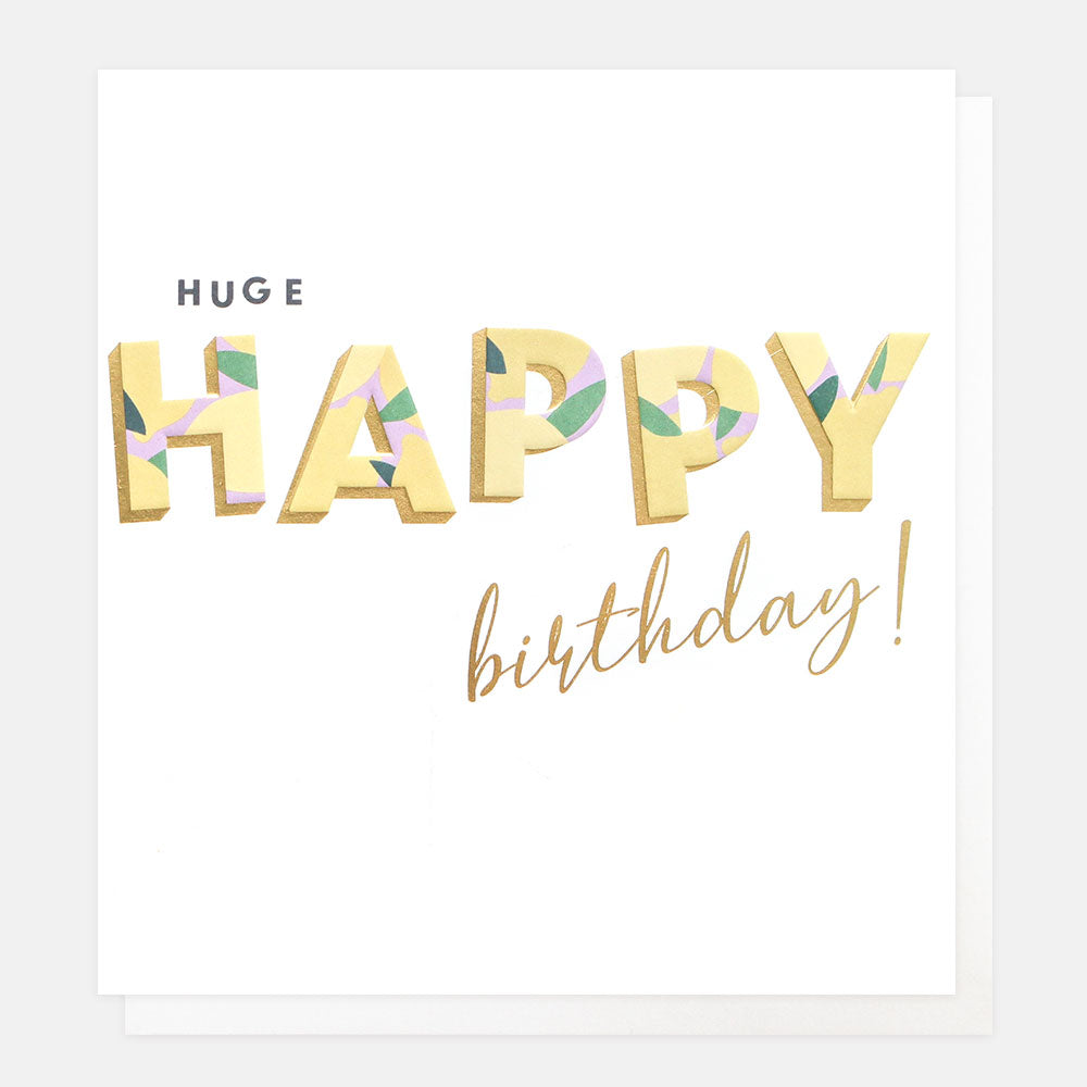 Huge Happy Birthday Birthday Card