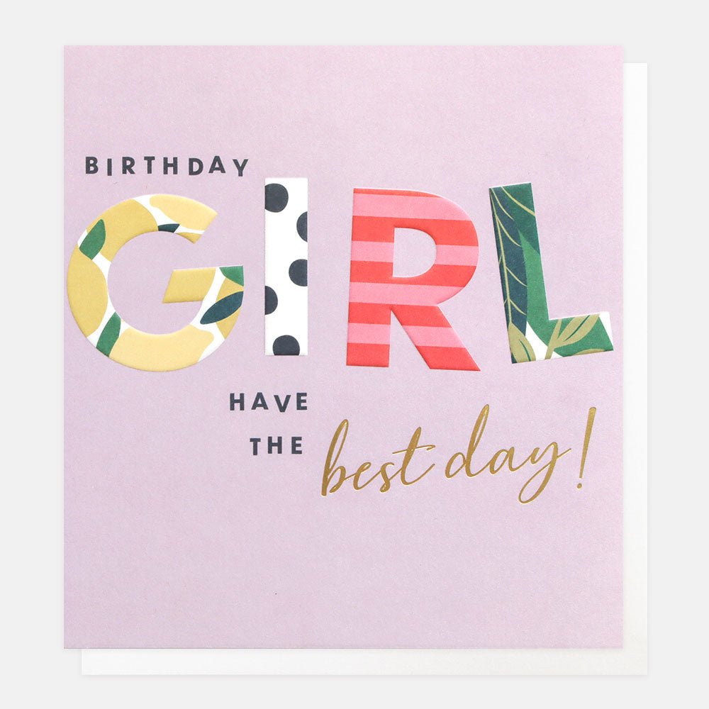 Best Day Girl Birthday Card