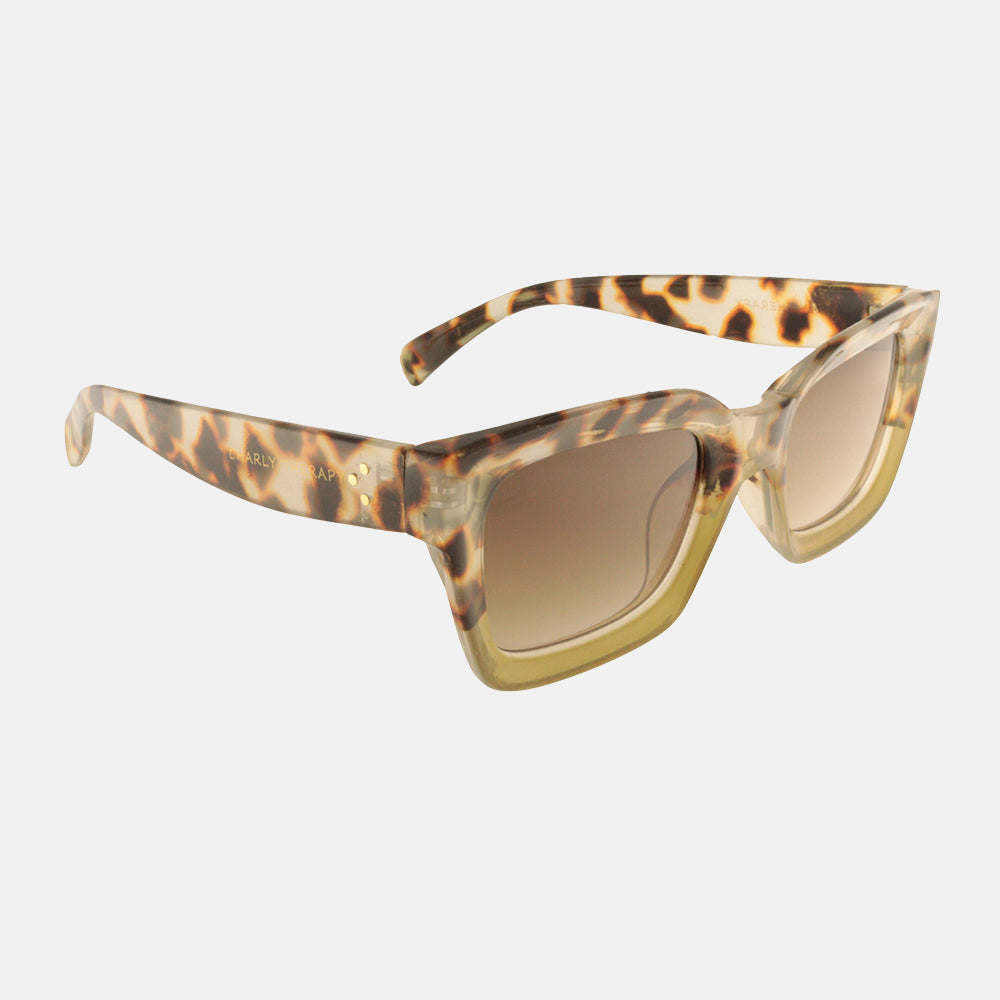 light tortoiseshell rosie sunglasses, made by Charly Therapy