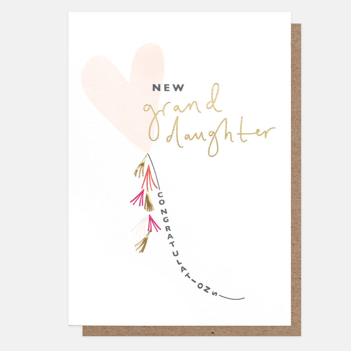 New Granddaughter New Baby Card