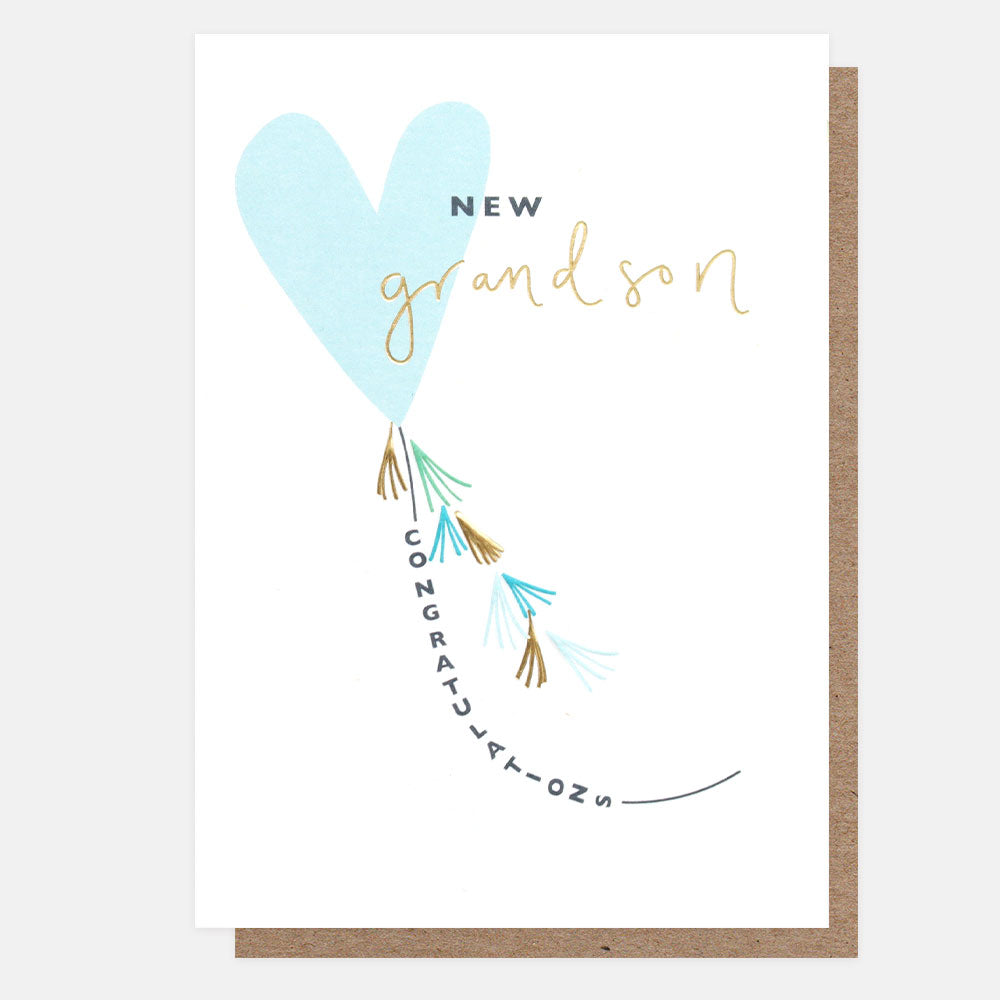 New Grandson New Baby Card