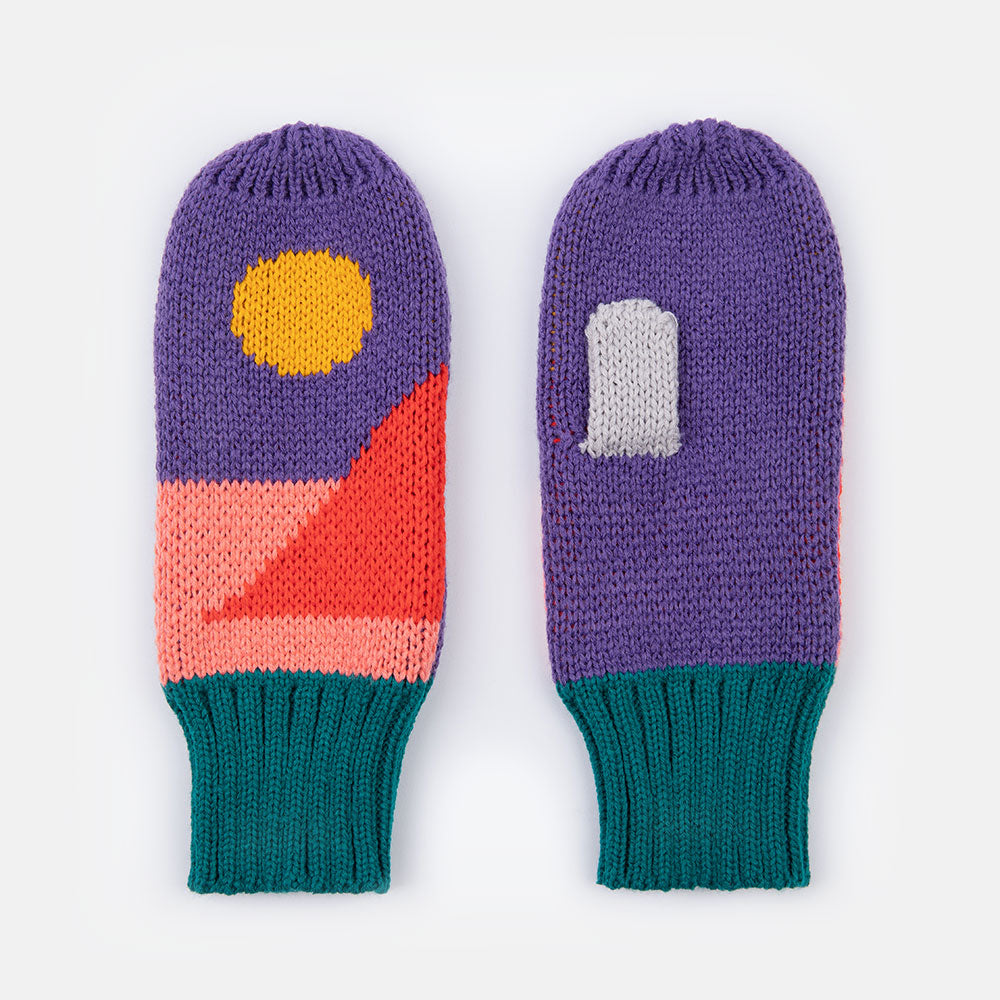 multi coloured dawn mittens