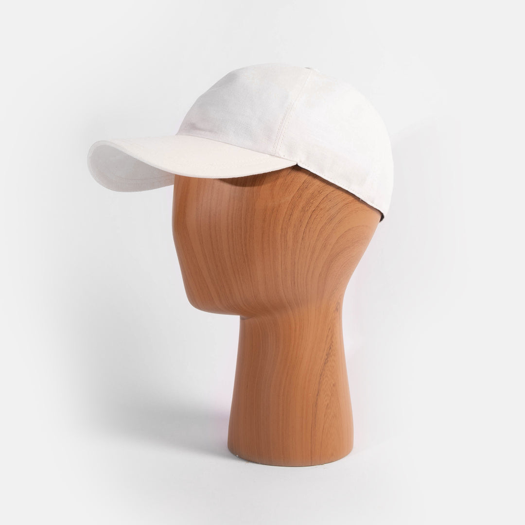 white linen cap, made in Italy