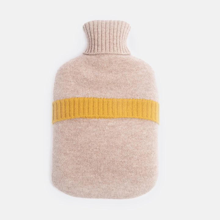 Oat Flower Merino Hot Water Bottle