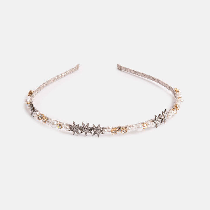 stars & pearls headband