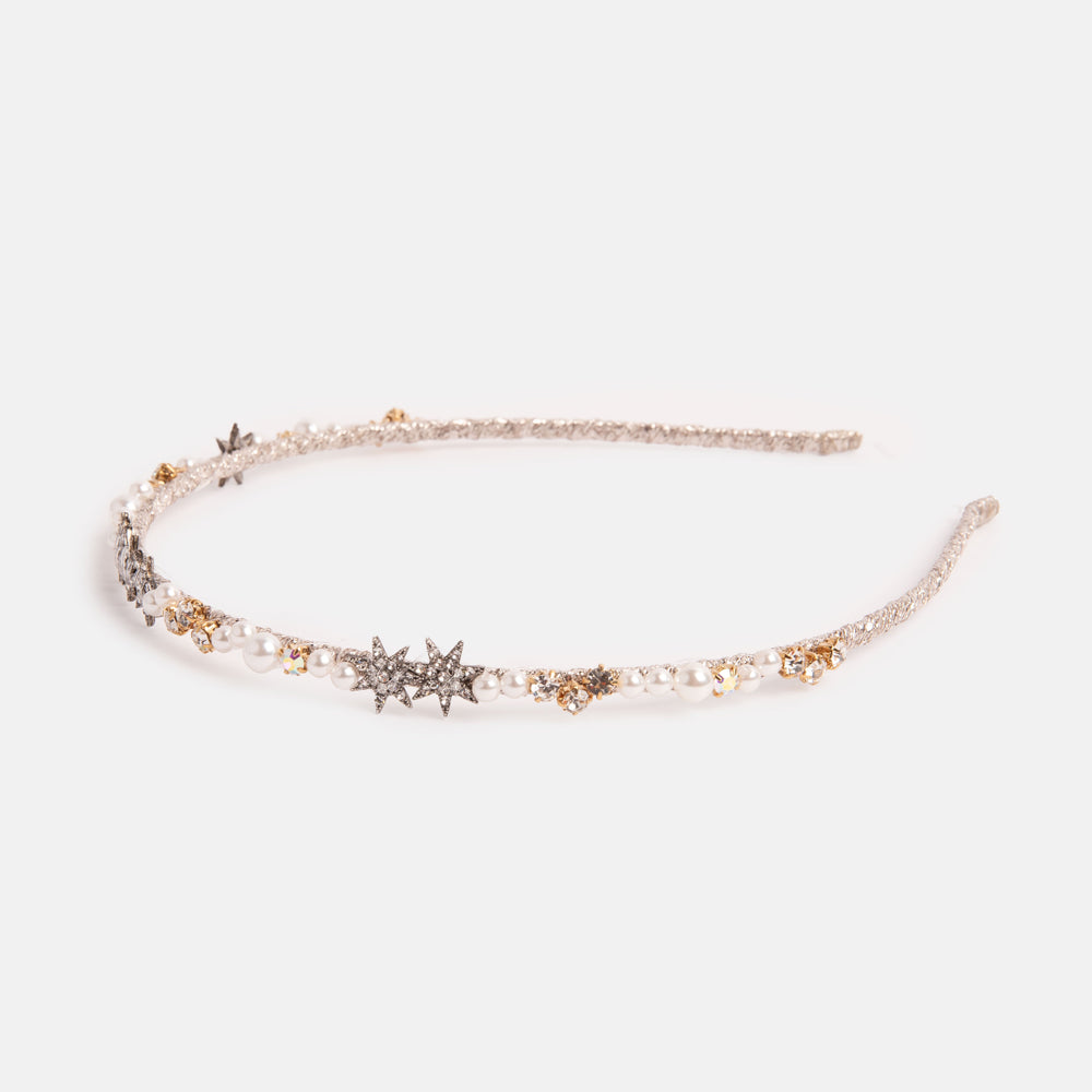 stars & pearls headband