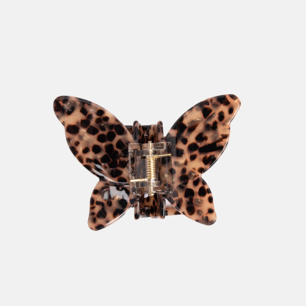 leopard tortoiseshell butterfly hair claw