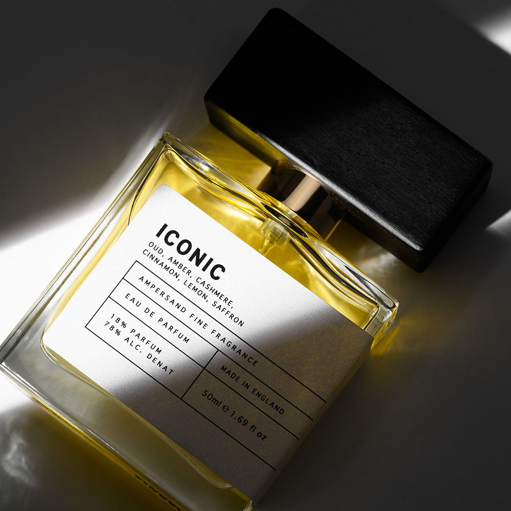 iconic eau de parfum, 50ml, made by Ampersand fragrances