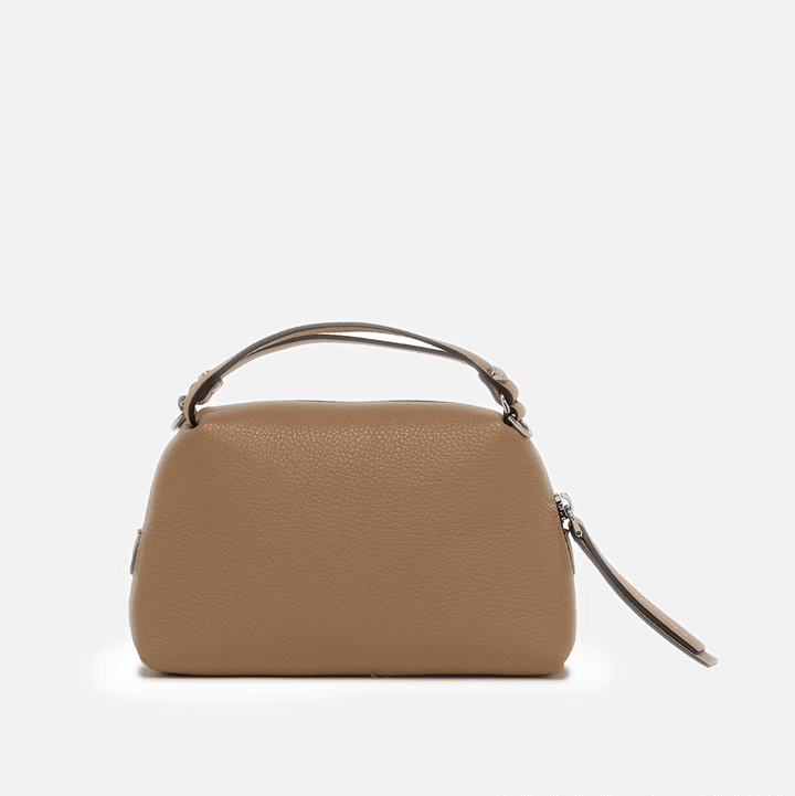 Tan Leather Small Alifa Bag, made in Italy by Gianni Chiarini