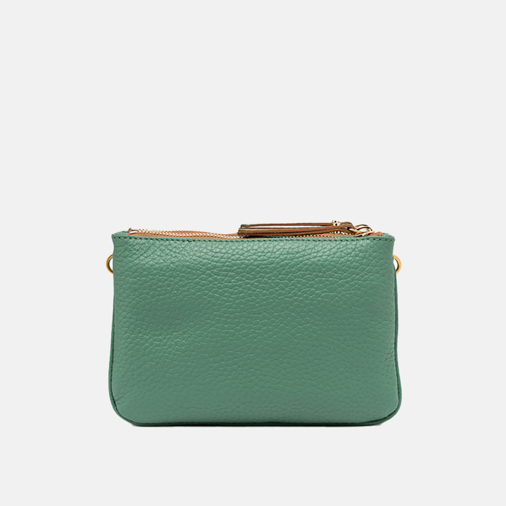 Mint Green Leather Frida Crossbody Bag made in Italy by Gianni Chiarini