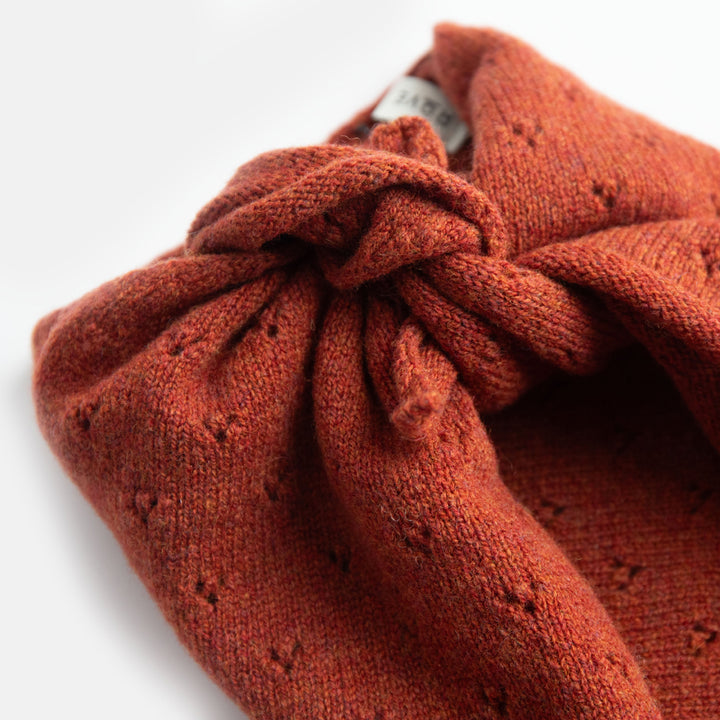 rust red lambswool neckerchief