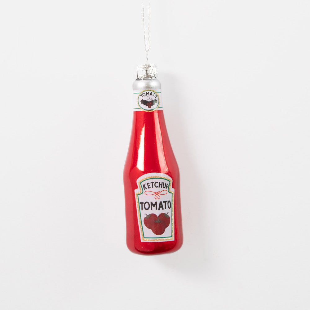 red tomato sauce ketchup bottle hanging christmas tree decoration 