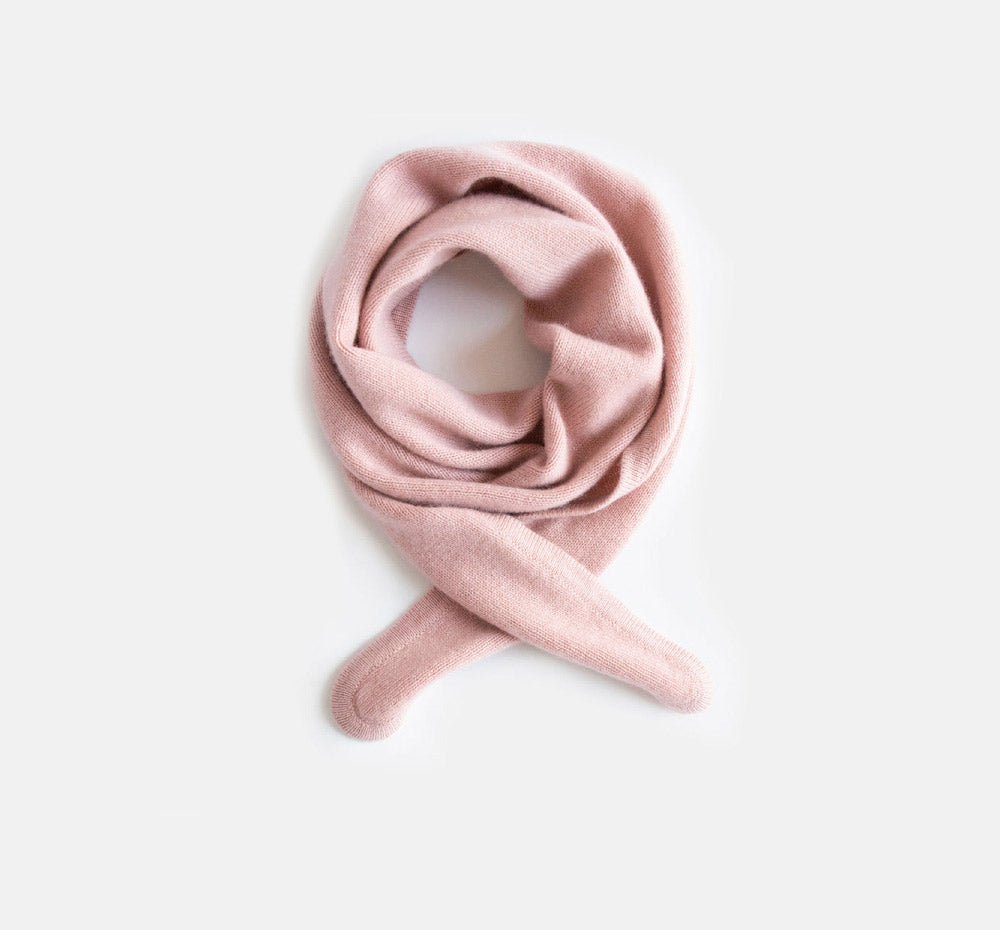 light pink cashmere scarf 