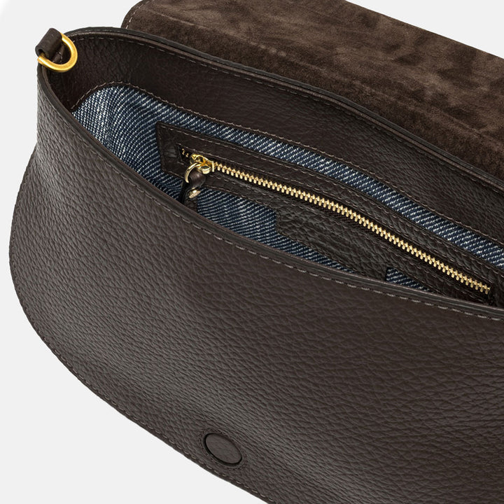 Espresso Brown Leather Olga Bag