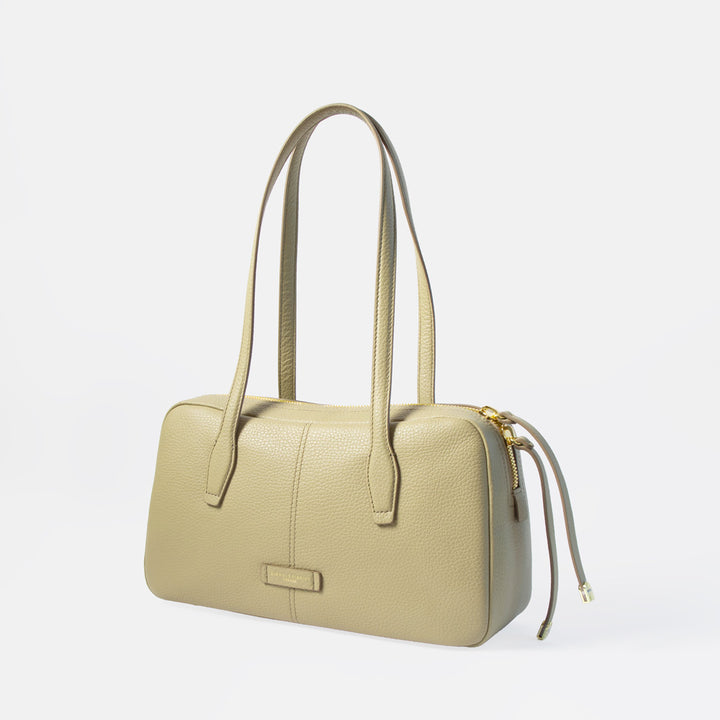 Willow Green Leather Aryna Handbag