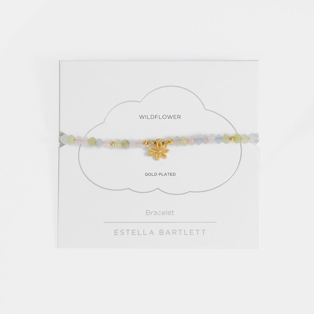 Bracelet on a card with 'Estella Bartlett' branding on a white background