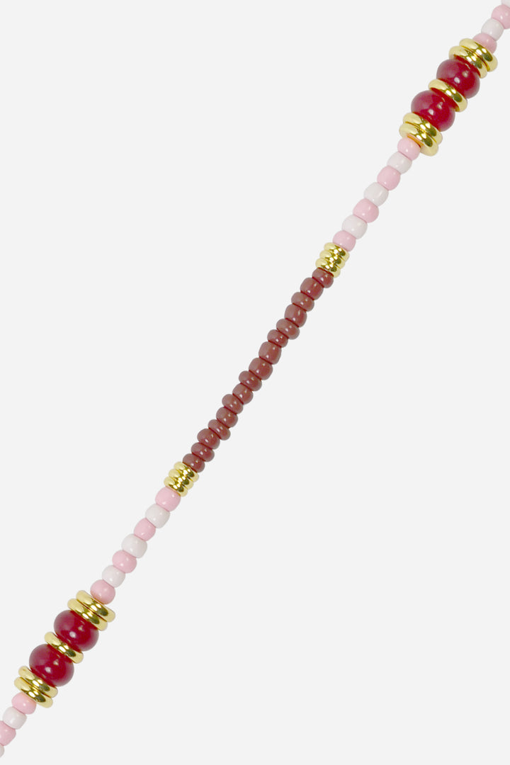 Kessia Red Beaded Phone Chain