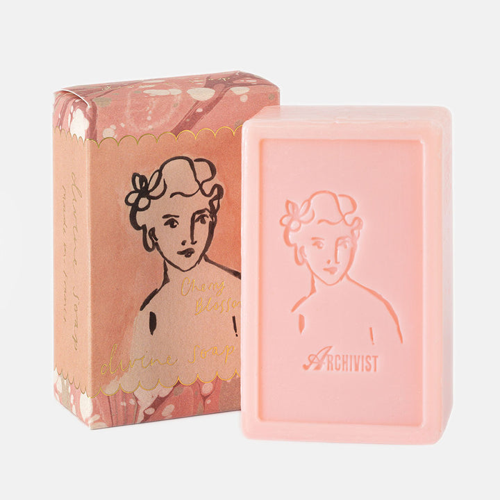 cherry blossom scented soap, made in France by Archivist